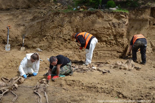Na górkach czechowskich odnaleziono szczątki 25 osób. Naukowcy postanowili przedłużyć prace (zdjęcia)
