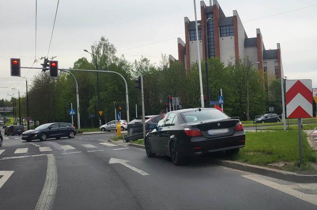 Zderzenie BMW z fordem na ul. Diamentowej (zdjęcia)