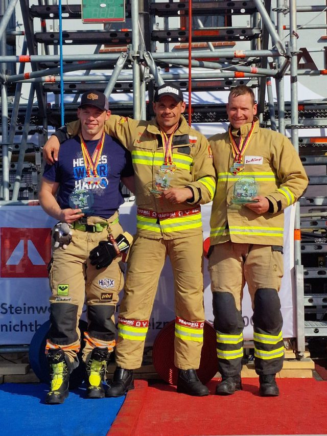 Ten strażak nie zwalnia tempa z medalami. Zdobył kolejne! (zdjęcia)