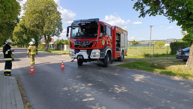 Popołudniowe zderzenie dwóch pojazdów na trasie Lublin – Bychawa (zdjęcia)