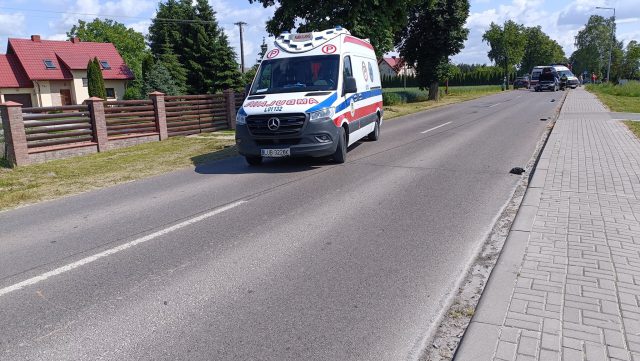 Popołudniowe zderzenie dwóch pojazdów na trasie Lublin – Bychawa (zdjęcia)