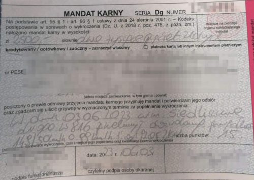 Wysokie mandaty za nadmierną prędkość. Kierujący tłumaczyli, że są na urlopie (zdjęcia)