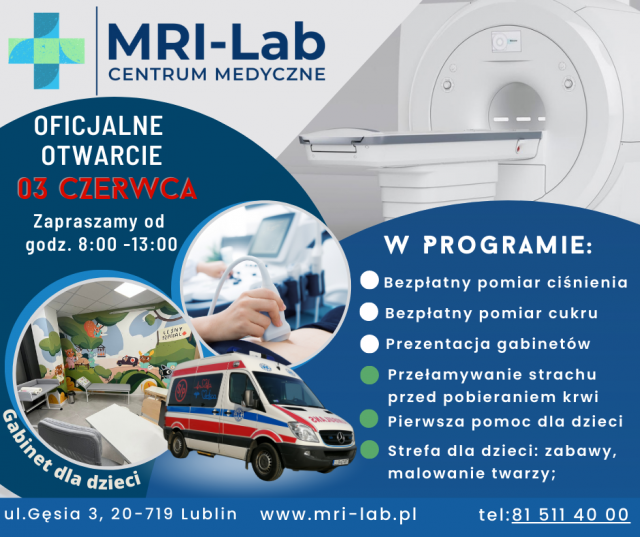MRI – LAB Centrum Medyczne – oficjalne otwarcie nowoczesnej placówki medycznej w Lublinie