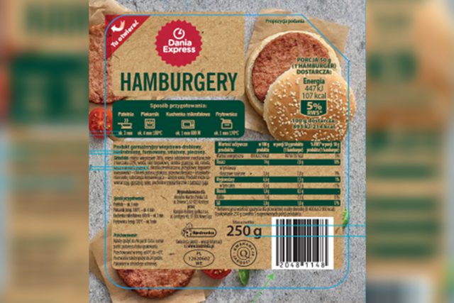 Ostrzeżenie o obecności niebezpiecznej bakterii w partii hamburgerów wieprzowo-drobiowych z Biedronki