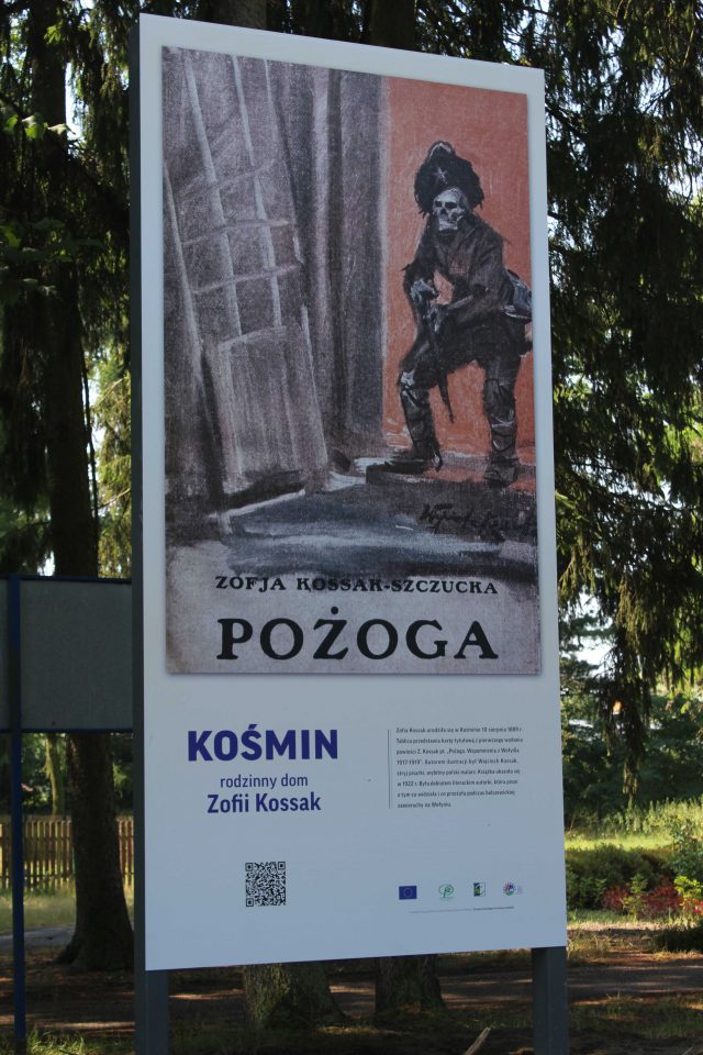 Uczcili pamięć Zofii Kossak. W Kośminie postawiono witacze z wizerunkiem pisarki (zdjęcia)