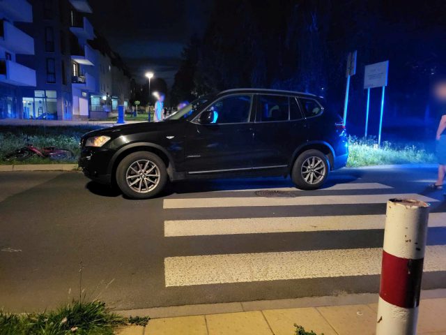 Dziecko wjechało rowerem na przejście. Chłopiec został potrącony przez BMW (zdjęcia)