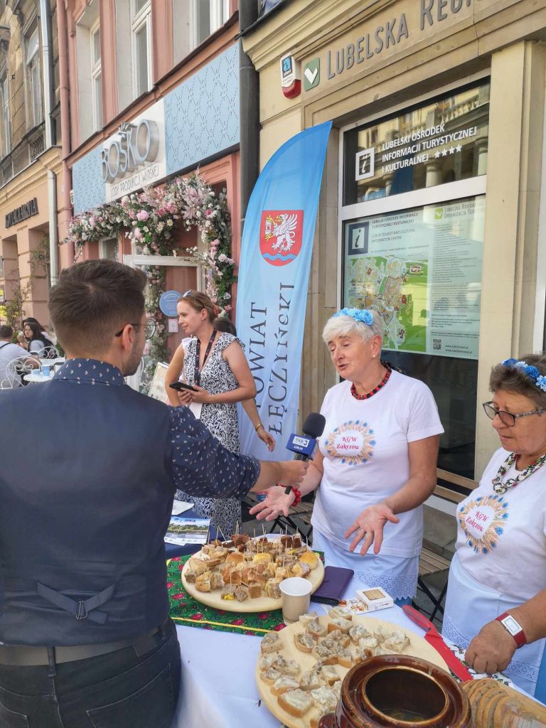 Powiat łęczyński promuje się w centrum Lublina. Przygotowano szereg