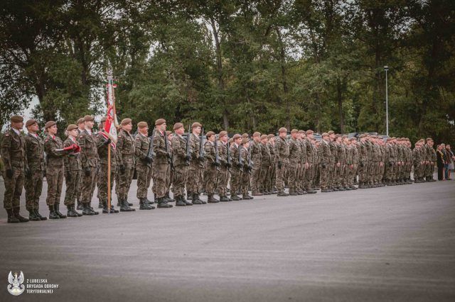 Uroczyste pożegnanie ppłk. Sławomira Miazgi, zastępcy dowódcy 2 Lubelskiej Brygady Obrony Terytorialnej (zdjęcia)