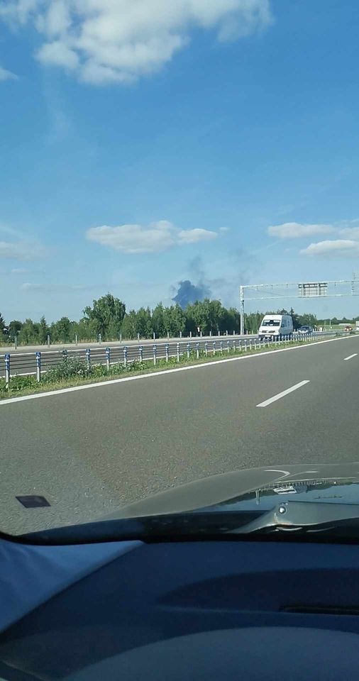 Kłęby dymu widać z odległości ponad 20 km. Spory pożar w okolicach Lublina (zdjęcia)