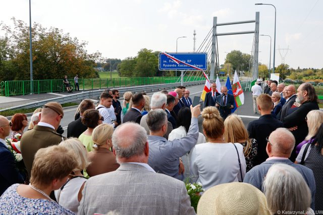 Nowy most w Lublinie ma już patrona. Dziś uroczyście otrzymał imię Prezydenta RP Ryszarda Kaczorowskiego (zdjęcia)