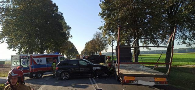 Wypadek na drodze krajowej nr 63