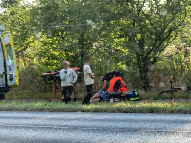 W trakcie jazdy złożył mu się rower. Ranny nastolatek trafił do szpitala (zdjęcia)