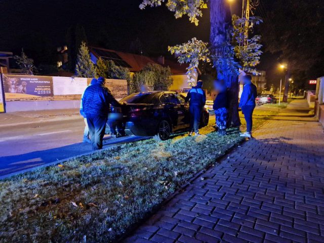 BMW uderzyło w drzewo. Trwa ustalanie, który z obywateli Bułgarii siedział za kierownicą (zdjęcia)