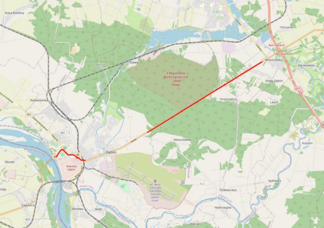 Droga krajowa nr 48 pomiędzy Dęblinem a Moszczanką zostanie rozbudowana