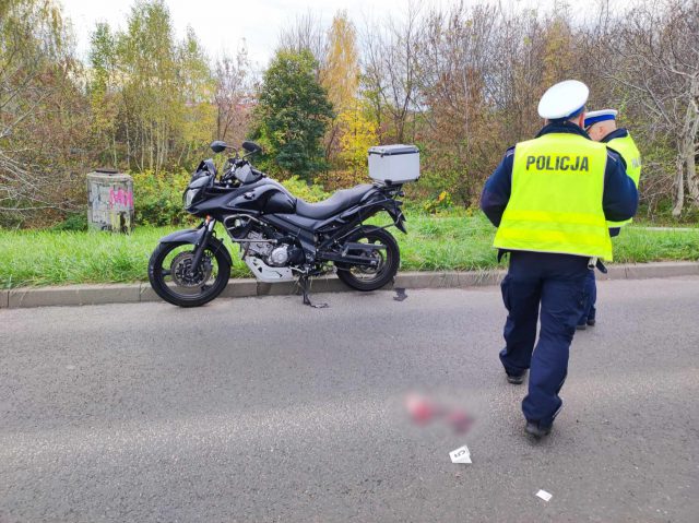 Nie żyje motocyklista poszkodowany w wypadku w Lublinie (zdjęcia)
