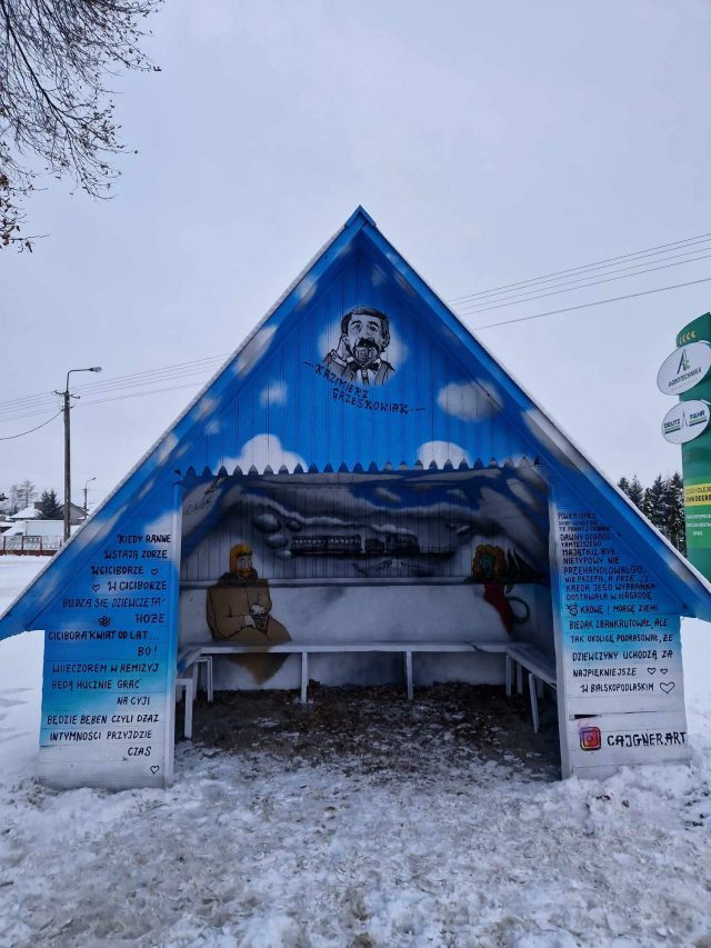 Zaniedbany przystanek zamienili w lokalną perełkę. Wszystko to inicjatywa mieszkańców (zdjęcia)