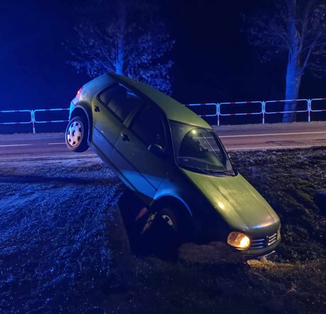 W stanie, w jakim się znajdował, mógł mieć problem z trafieniem we wjazd posesji (zdjęcia)