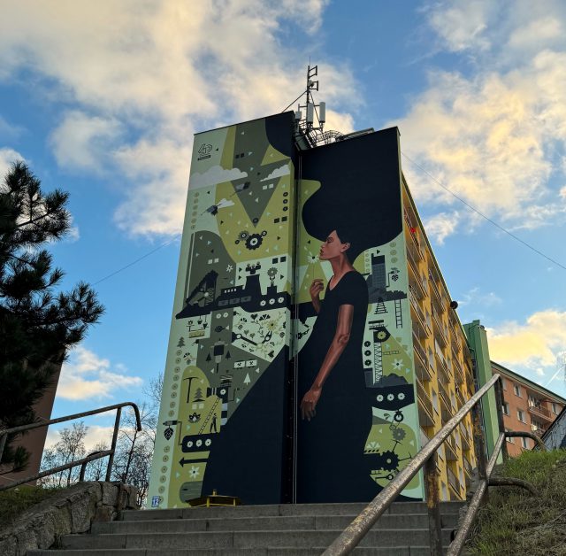 Pracowali nad nim 2 tygodnie. W Lublinie powstał  nowy, imponujący mural antysmogowy (zdjęcia)