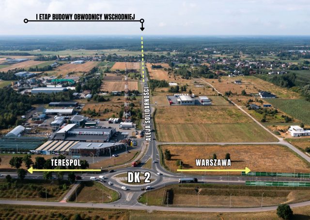 Jest umowa na pierwszy etap obwodnicy Białej Podlaskiej. Trasa ma połączyć dwie drogi wojewódzkie (foto)