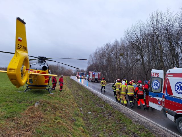 Nastolatek stracił panowanie nad pojazdem. Auto uderzyło w drzewo, nie żyje pasażerka (zdjęcia)