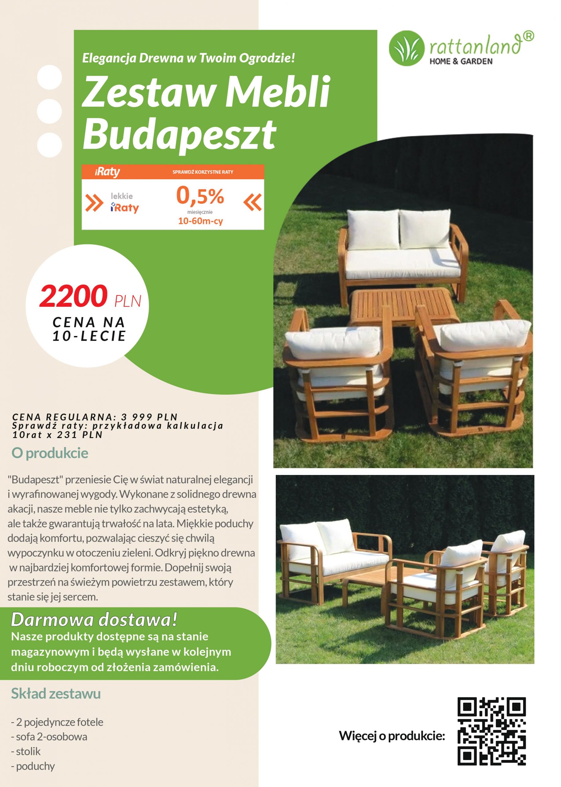 nowoczesne meble ogrodowe promocje
