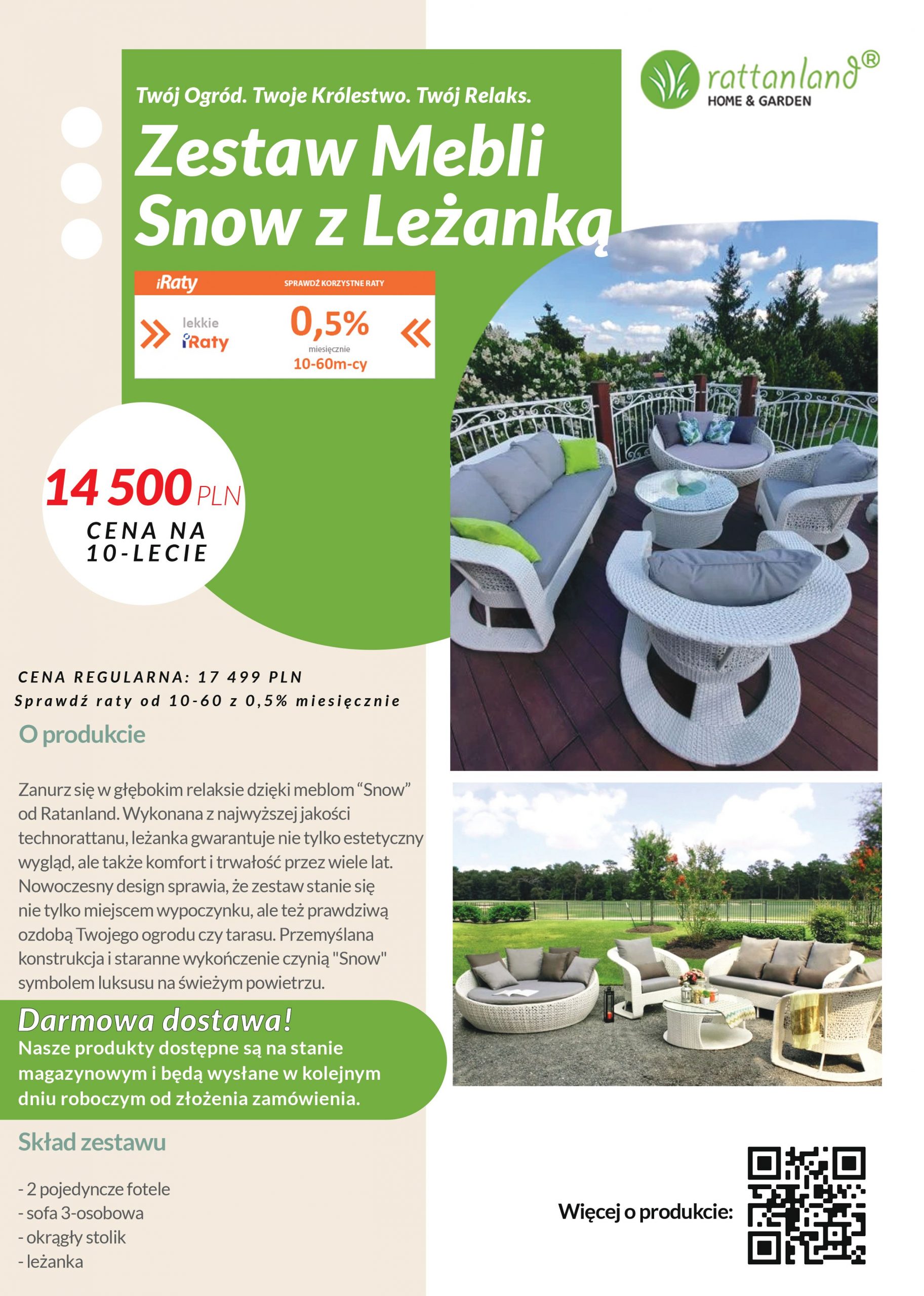 nowoczesne meble ogrodowe promocje