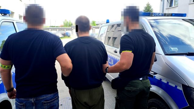 Naprawiał samochód na drodze, zdenerwował się na widok policjantów (zdjęcia)