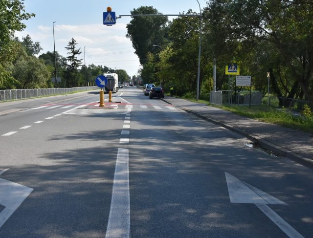 Wjechał w pieszą przechodzącą przez przejście. Tłumaczył, że jej nie zauważył (zdjęcia)