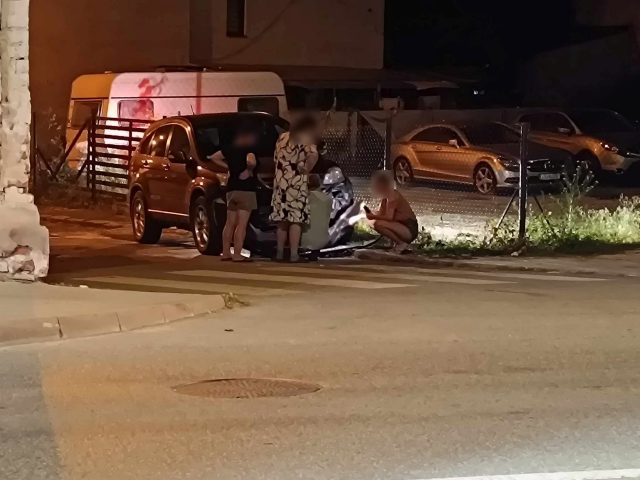 Nie ustąpił pierwszeństwa przejazdu motocykliście. Kierowca jednośladu trafił do szpitala (zdjęcia)