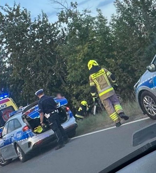 Audi wypadło z drogi i dachowało. Kierujący był pijany (wideo, zdjęcia)