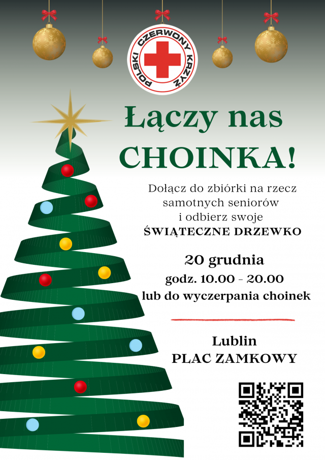 Świąteczne spotkania w Lublinie z PCK. Choinki, integracja i pomoc dla seniorów