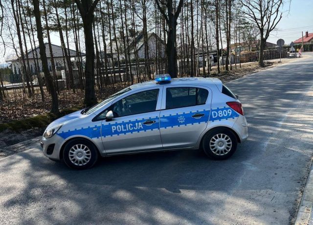 Awaria gazociągu w Kłoczewie. Droga przez pewien czas była zablokowana (zdjęcia)