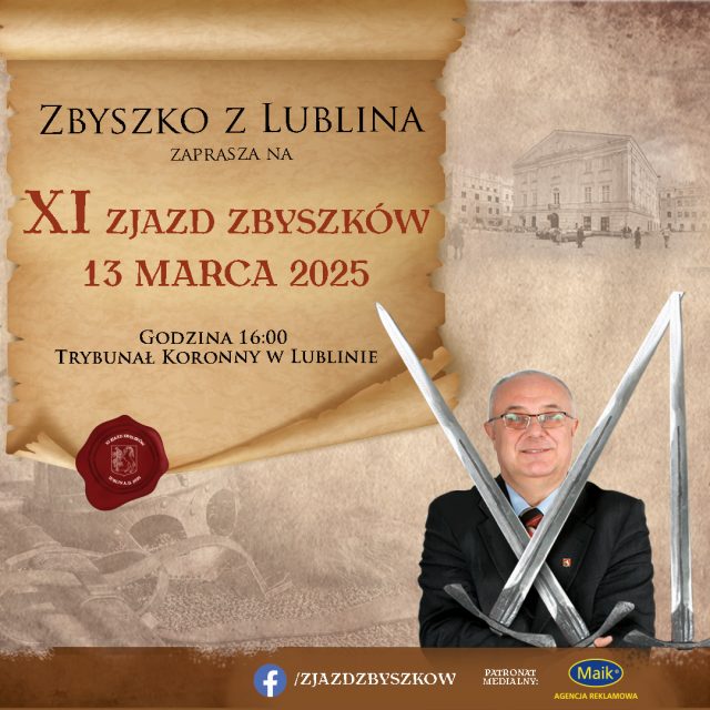 Do Lublina przyjadą Zbyszkowie z całej Polski. Czekać na nich będzie sporo atrakcji
