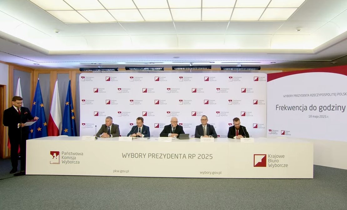 Wybory Prezydenckie 2025. Zgon w lokalu wyborczym, ugryziony członek komisji i pierwsze dane o frekwencji (wideo)