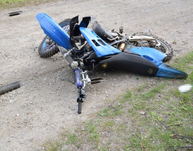 Weekendowe wypadki w powiecie biłgorajskim. Ranna piesza i 16-latek kierujący motocyklem (zdjęcia)