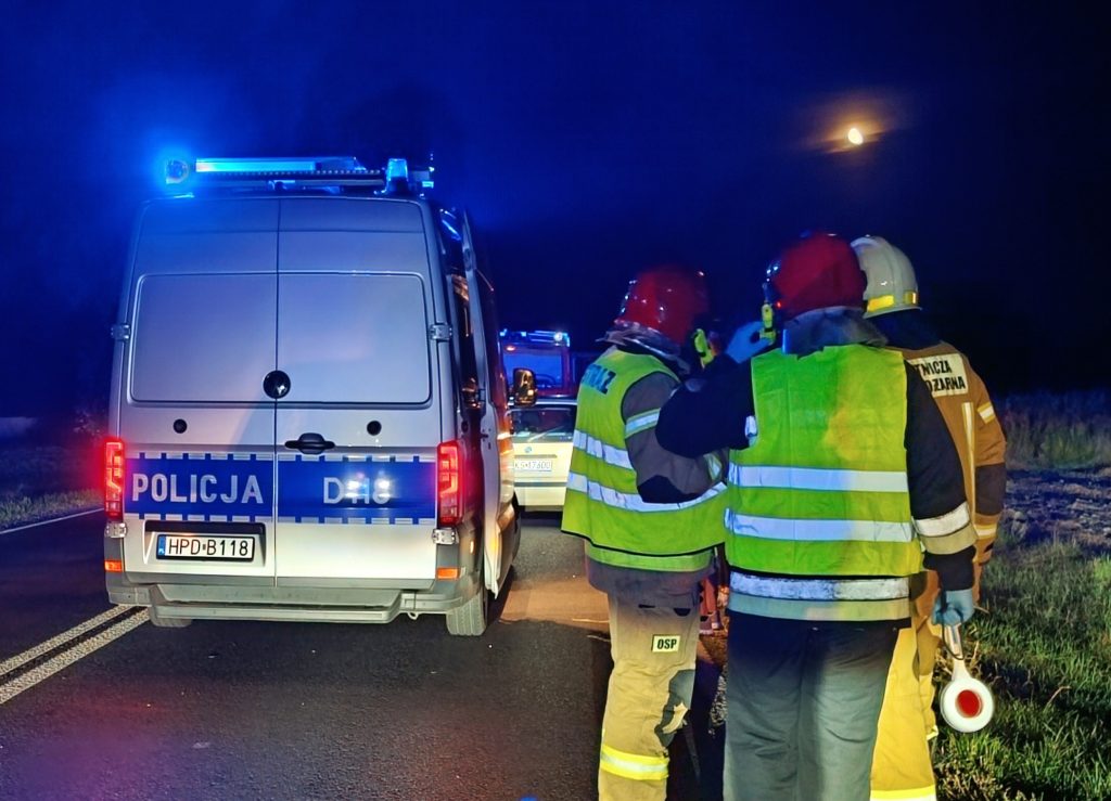 Wypadek na obwodnicy Radzynia Podlaskiego. Są ranni i utrudnienia w ruchu