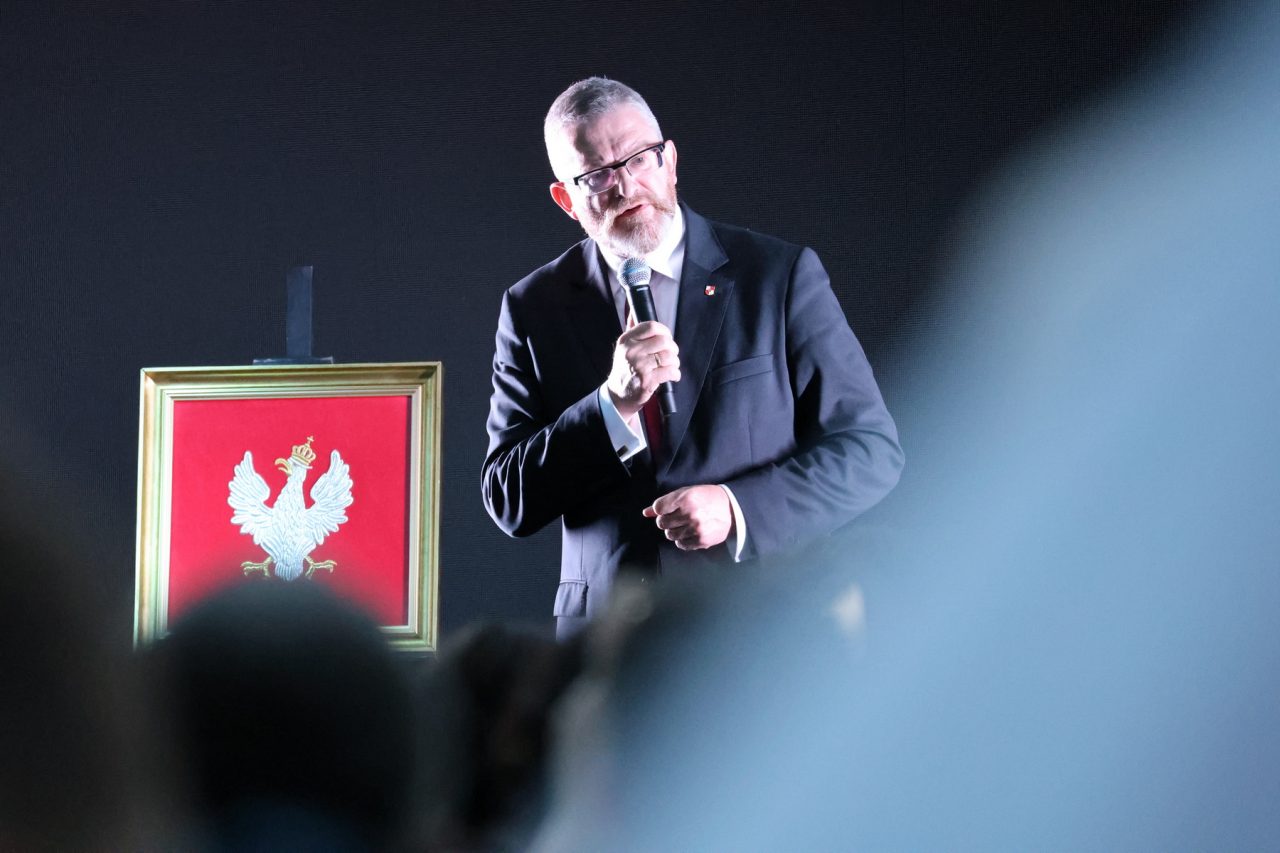 Grzegorz Braun w Lublinie: „Kto za schabowym? Kto za świerszczowym? Wielki Post, czy Ramadan?” (zdjęcia)