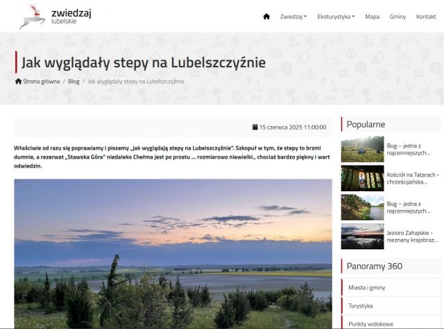 Stepy na Lubelszczyźnie… To jedno z niewielu tego typu miejsc w regionie (zdjęcia)
