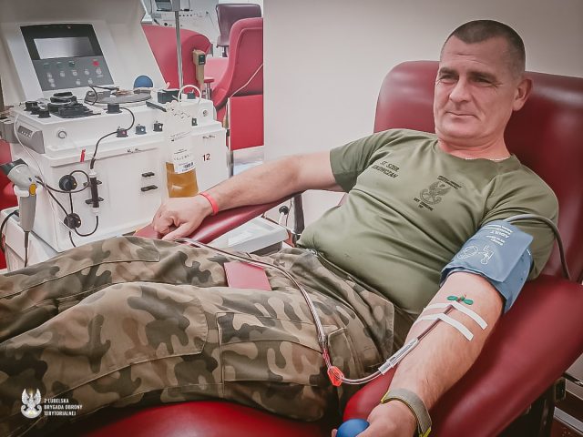 Dziś obchodzimy Światowy Dzień Krwiodawcy. Inspiracja od żołnierza 2 Lubelskiej Brygady OT (zdjęcia)