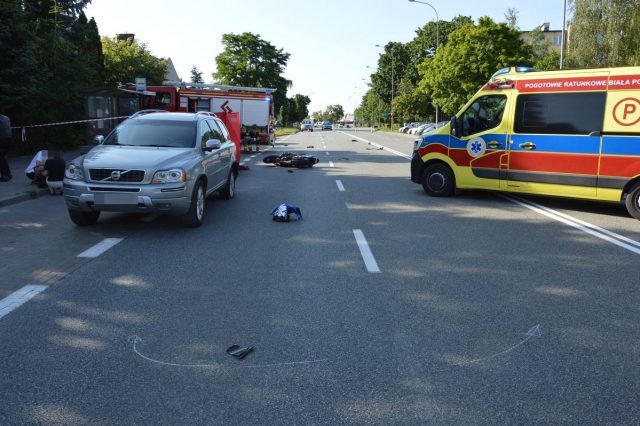 Śmiertelny wypadek z udziałem motocyklisty. Policja: „Jechał brawurowo” (zdjęcia)