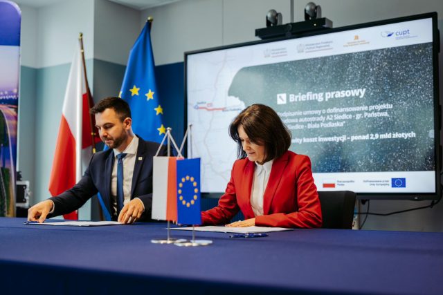 Nowy odcinek autostrady A2 z unijnym dofinansowaniem. Nowa droga połączy połączy Siedlce z Białą Podlaską