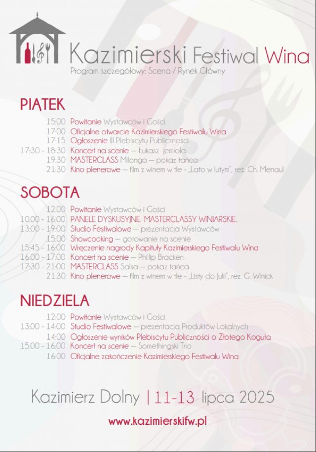 III Kazimierski Festiwal Wina