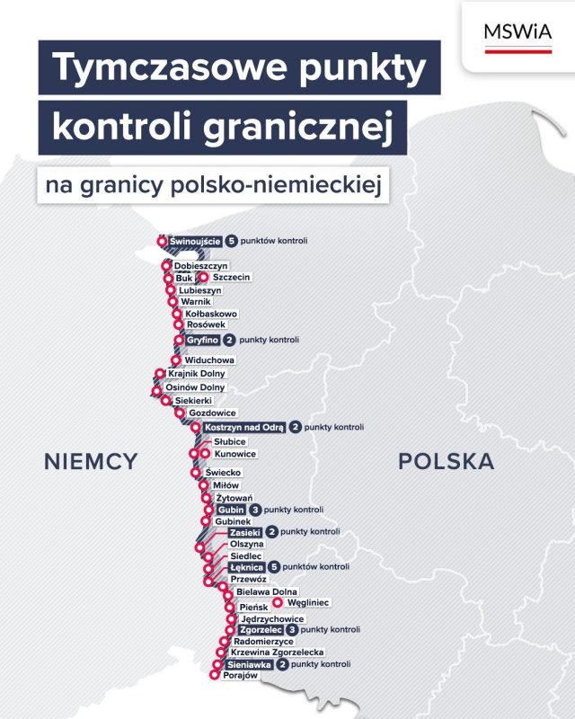 Tymczasowe kontrole na granicy z Niemcami i Litwą – praktyczne informacje dla podróżnych