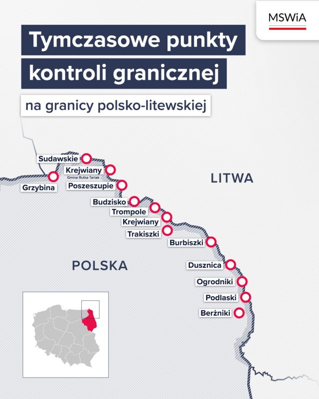Tymczasowe kontrole na granicy z Niemcami i Litwą – praktyczne informacje dla podróżnych