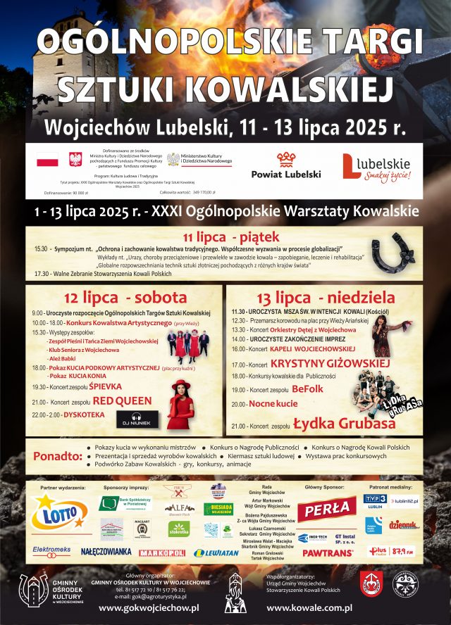 Ogólnopolskie Targi Sztuki Kowalskiej już w ten weekend w Wojciechowie. Będzie sporo atrakcji