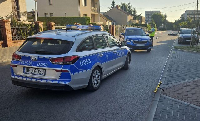 17-letni motorowerzysta trafił do szpitala po wypadku w Radzyniu Podlaskim