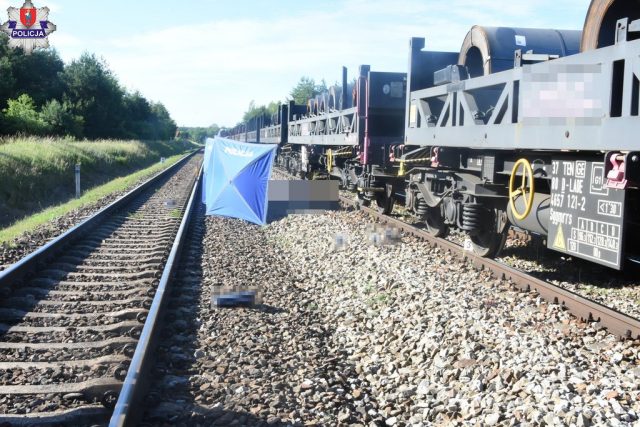 Tragiczny wypadek na torach. Nie żyje 35-letni mężczyzna z Lublina