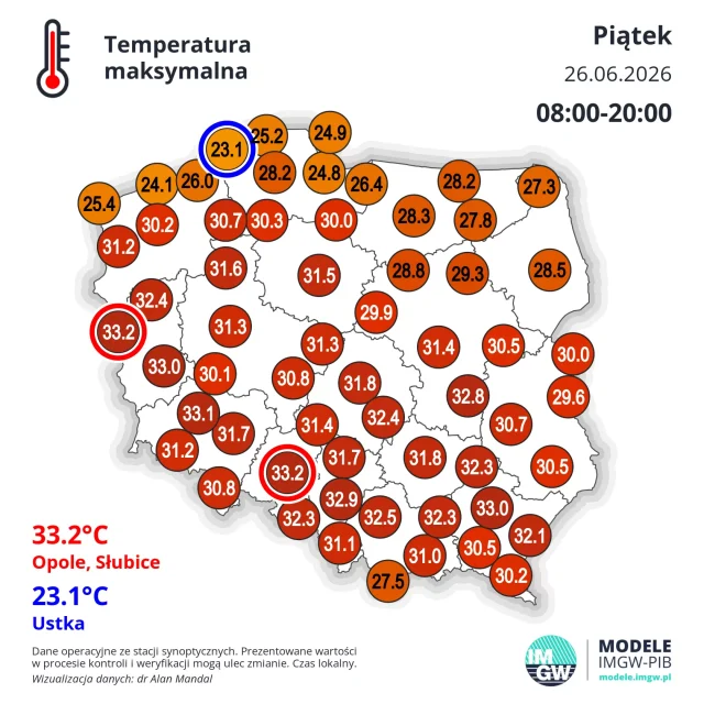 Upał nie odpuści w weekend. Nawet 38°C i tropikalna noc w prognozie dla woj. lubelskiego