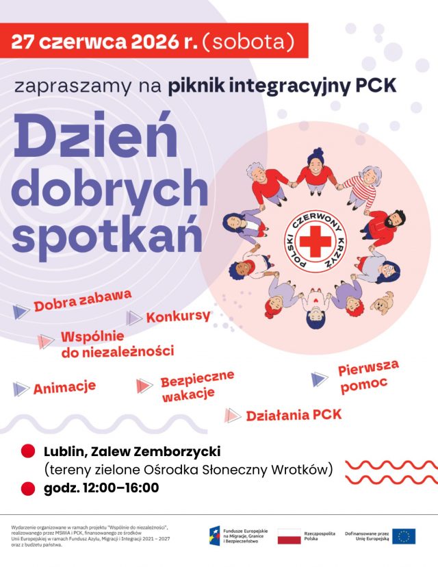 Dzień Dobrych Spotkań: PCK organizuje nad Zalewem Zemborzyckim Piknik Integracyjny