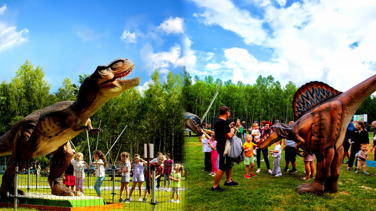 Pomysł na rodzinny dzień w centrum Podkarpacia? W Brzezóvce czekają dinozaury, wodna zabawa i ponad 60 atrakcji